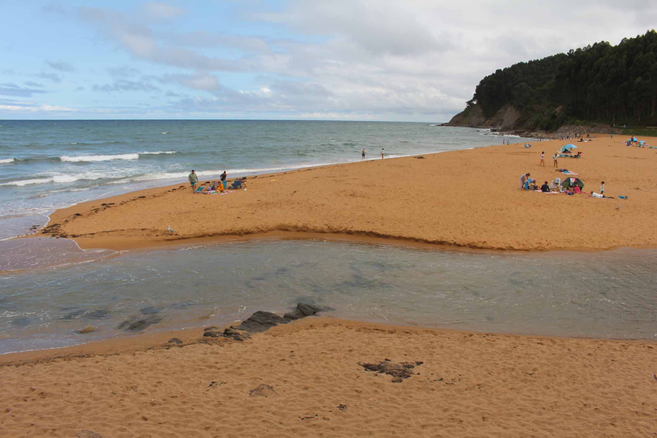 Asturies, plage de la Griega