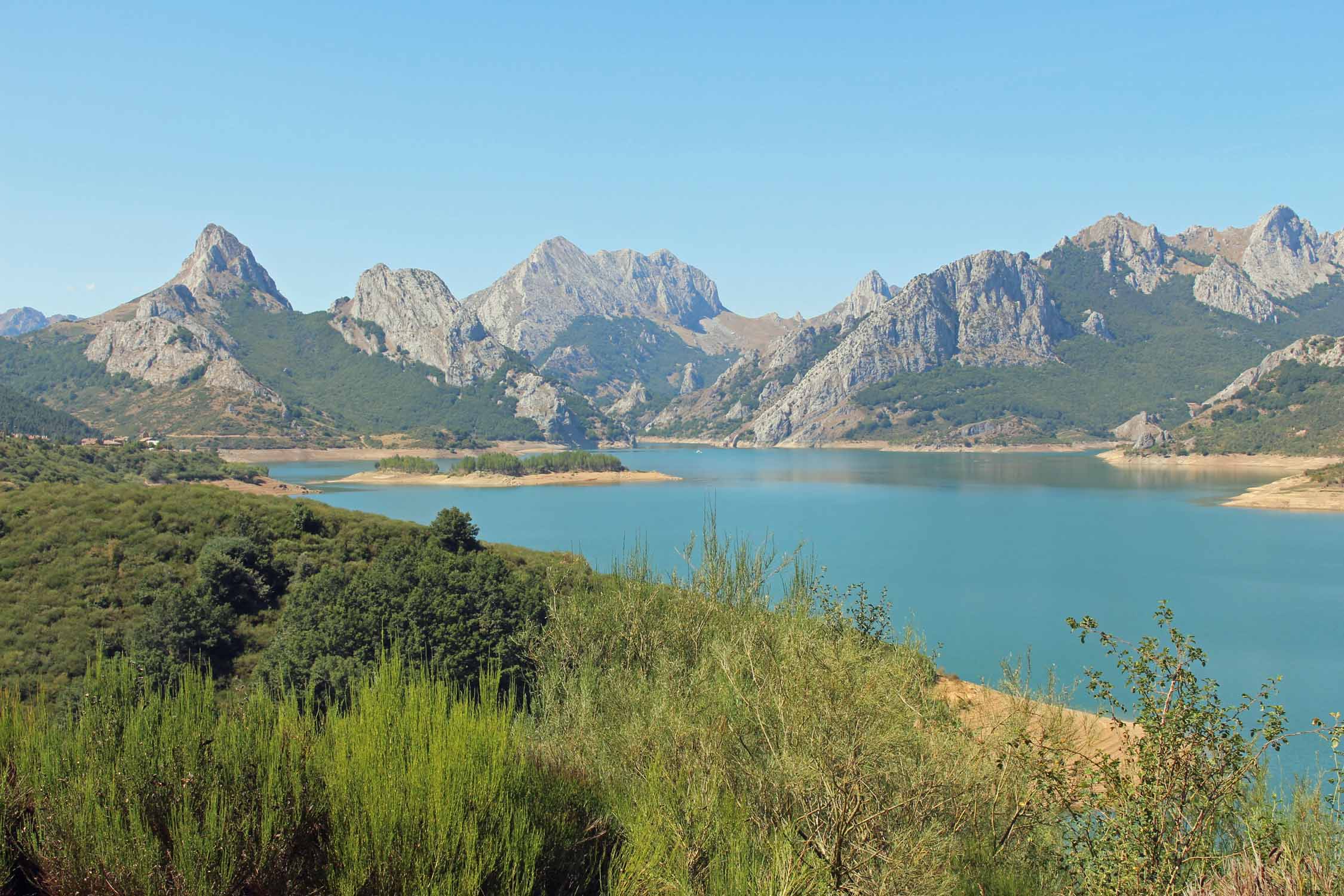 Barrage de Riaño, paysage