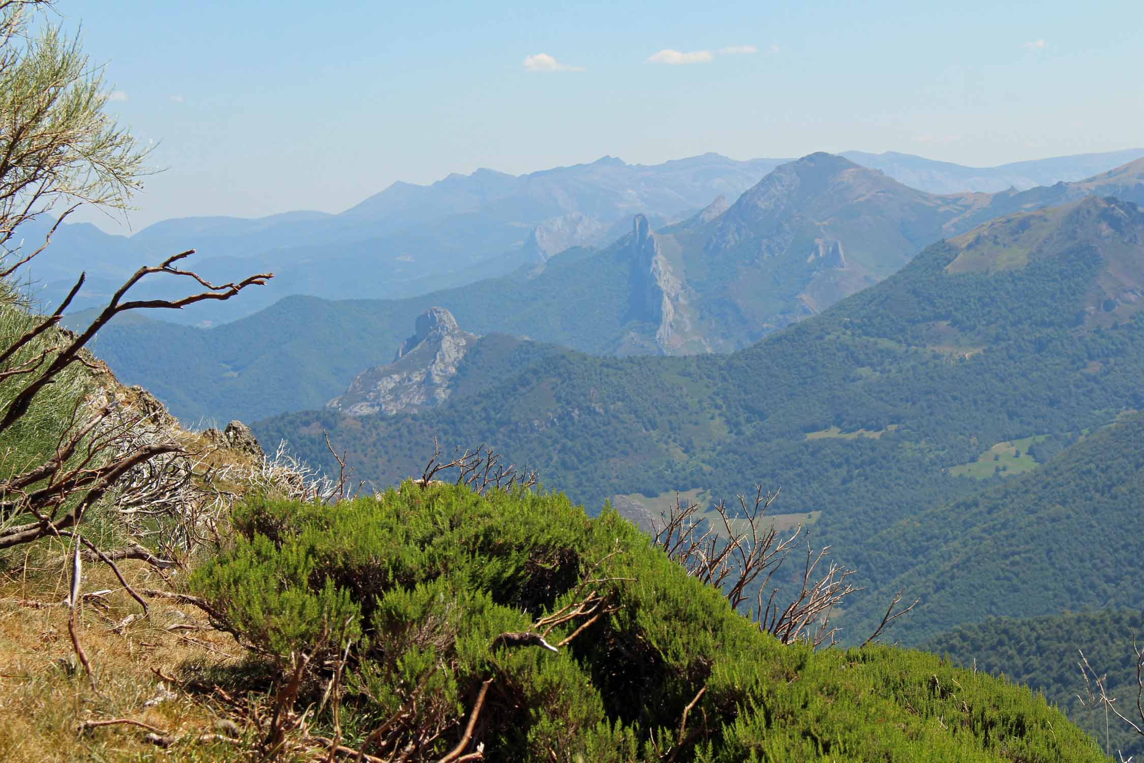 Col de San Glorio, montagnes