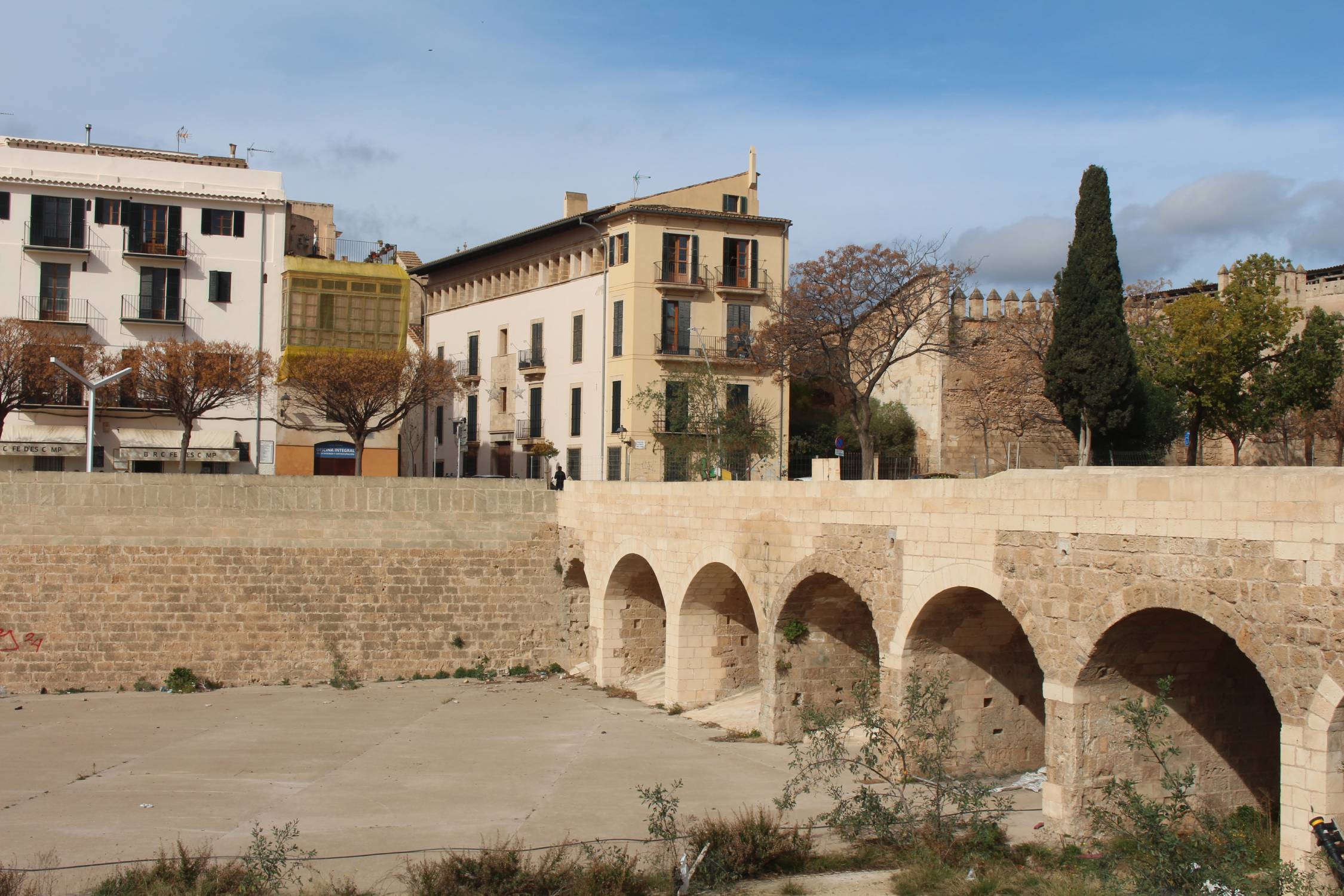 Palma de Majorque, pont de la Porta des Camp