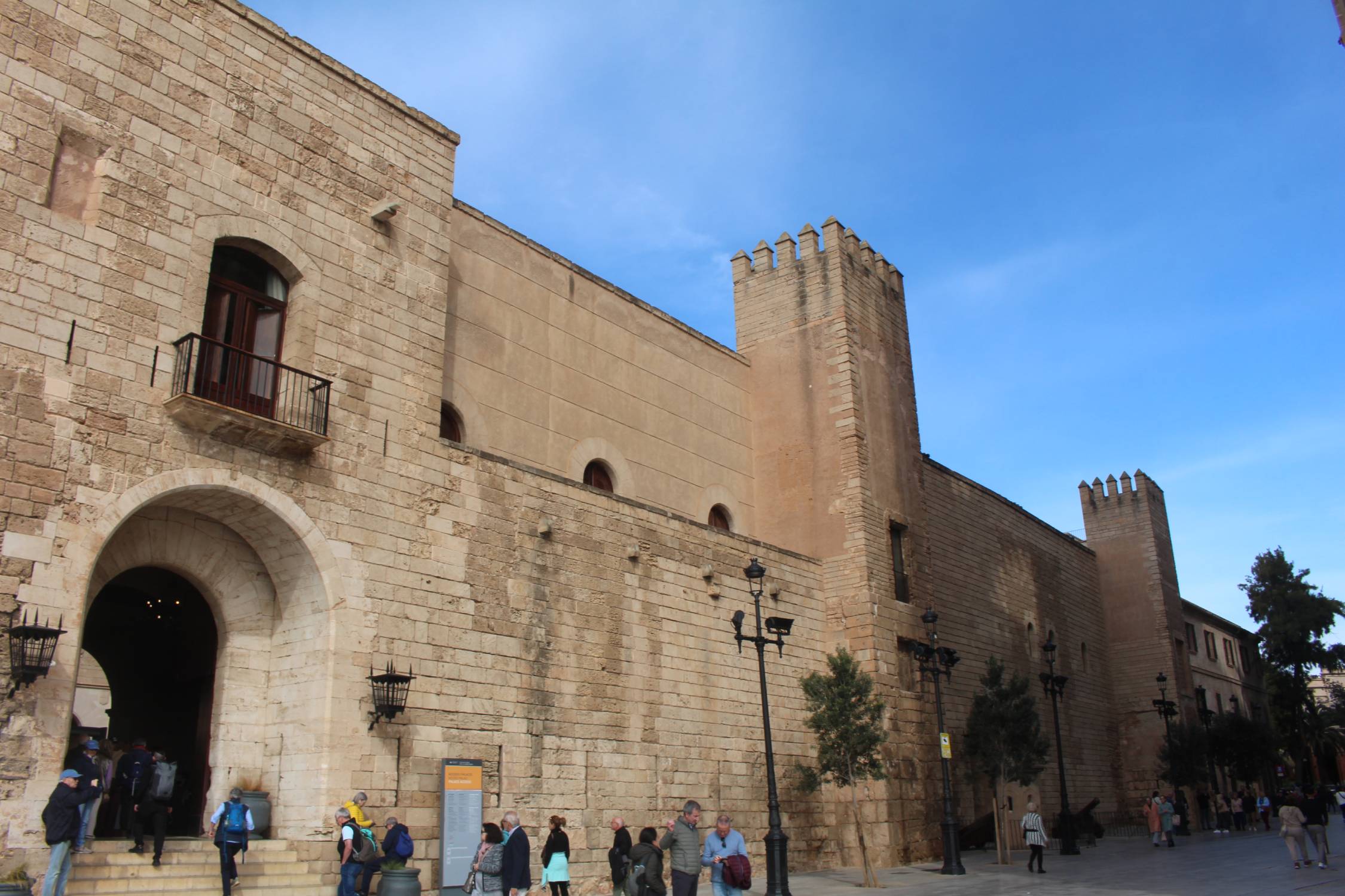 Palma de Majorque, palais royal de Almudaina