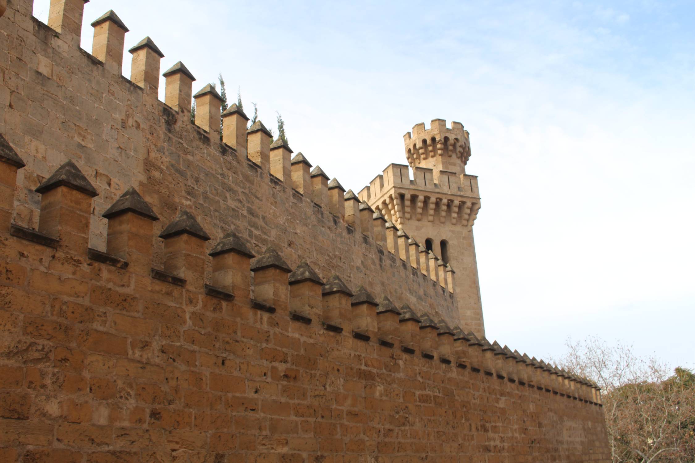 Palma de Majorque, Almudaina, remparts