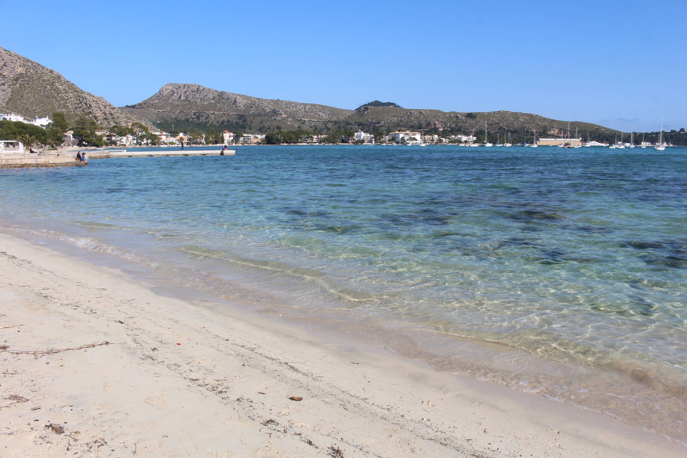 Majorque, Port de Pollença, plage
