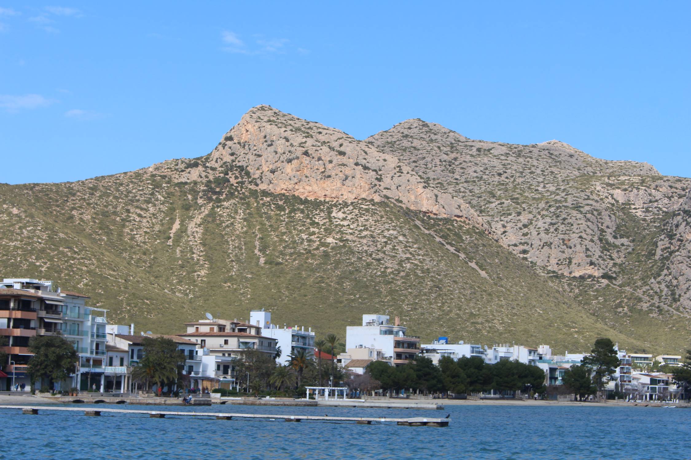 Majorque, Port de Pollença, panorama