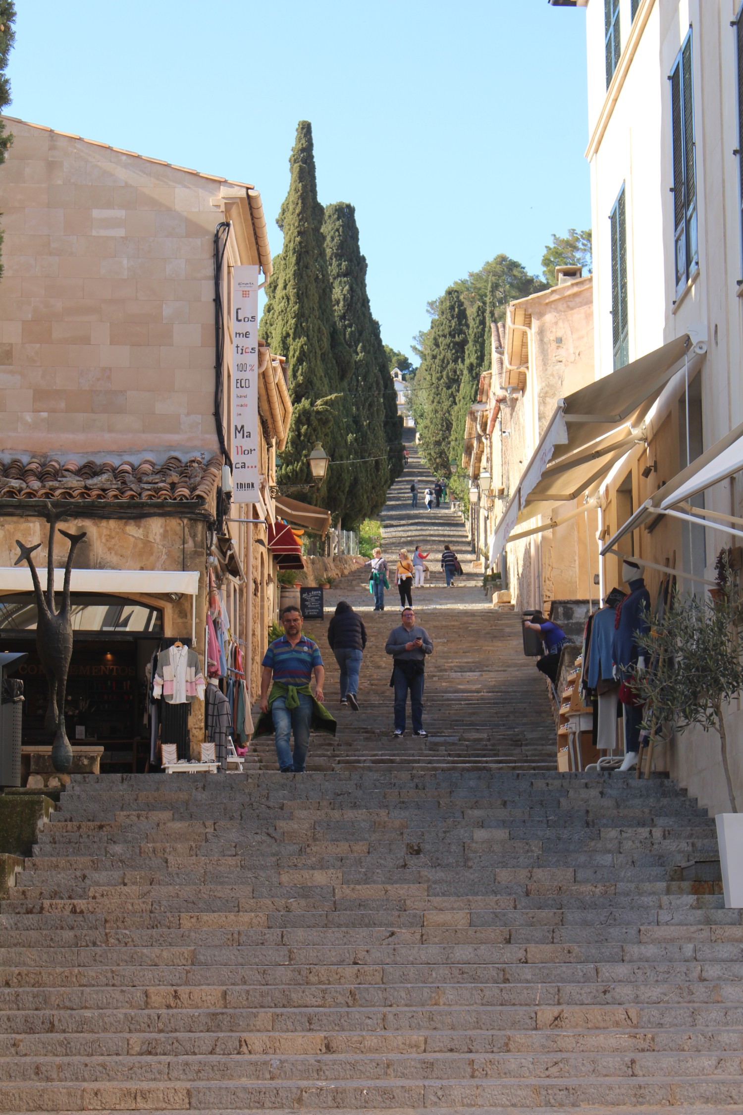 Majorque, Pollença, escalier, calvaire