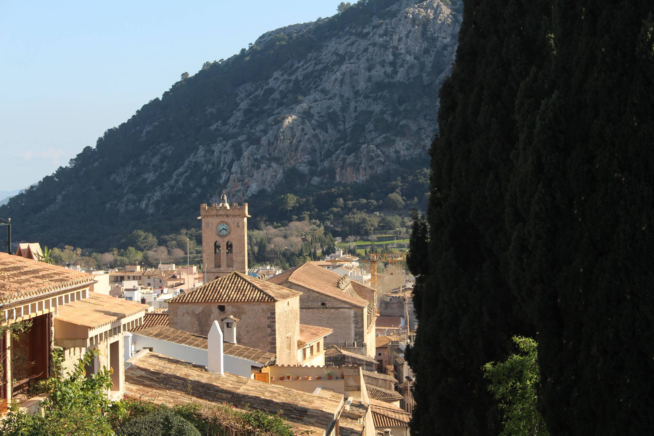 Majorque, Pollença, panorama