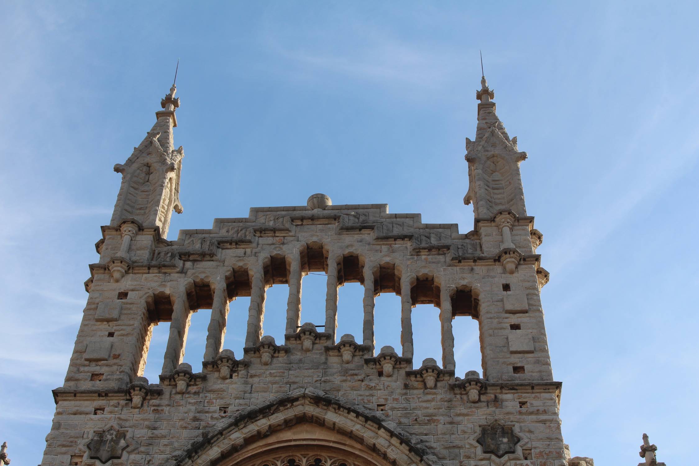 Majorque, Sóller, église Sant Bartomeu, façade