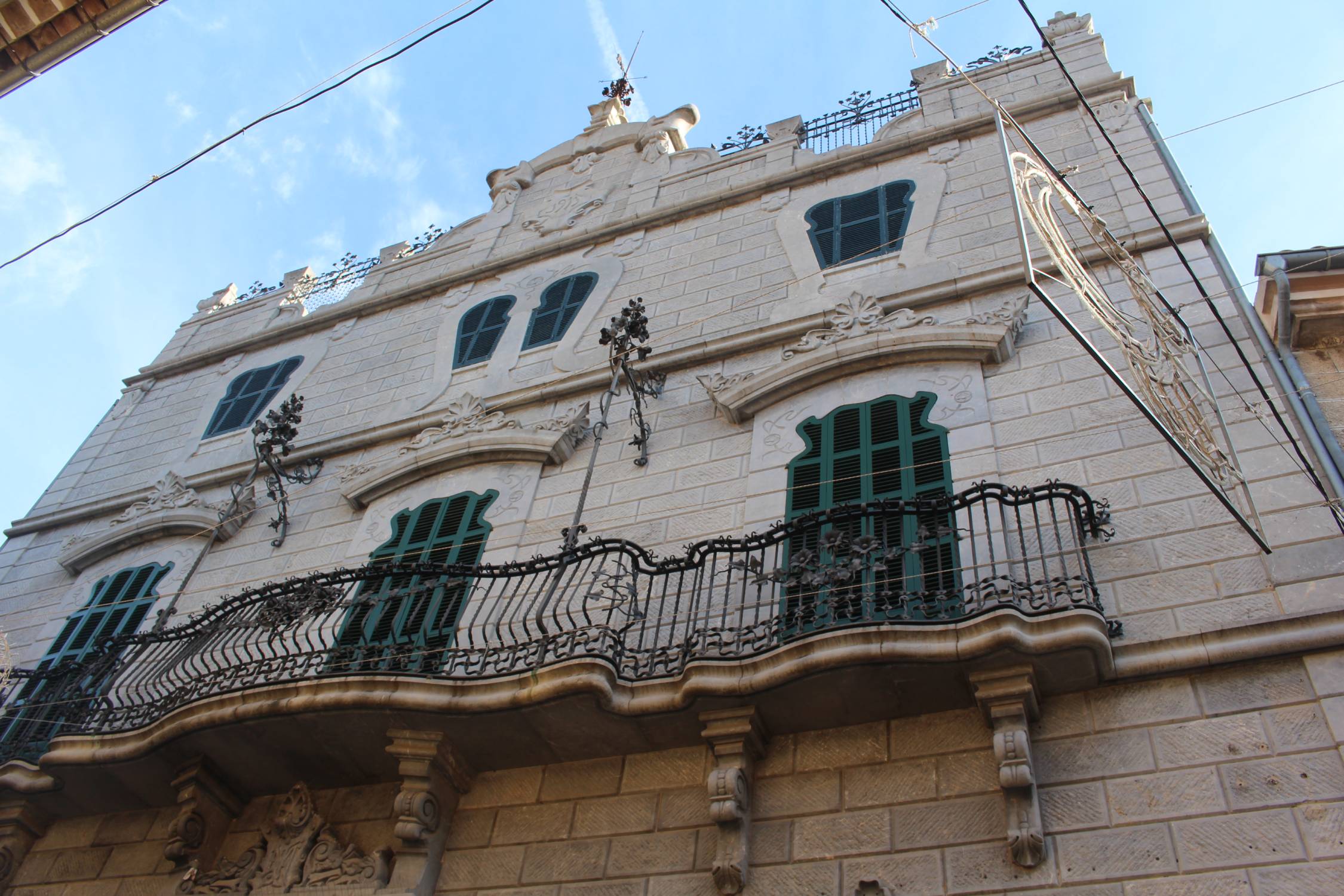 Majorque, Sóller, maison, façade