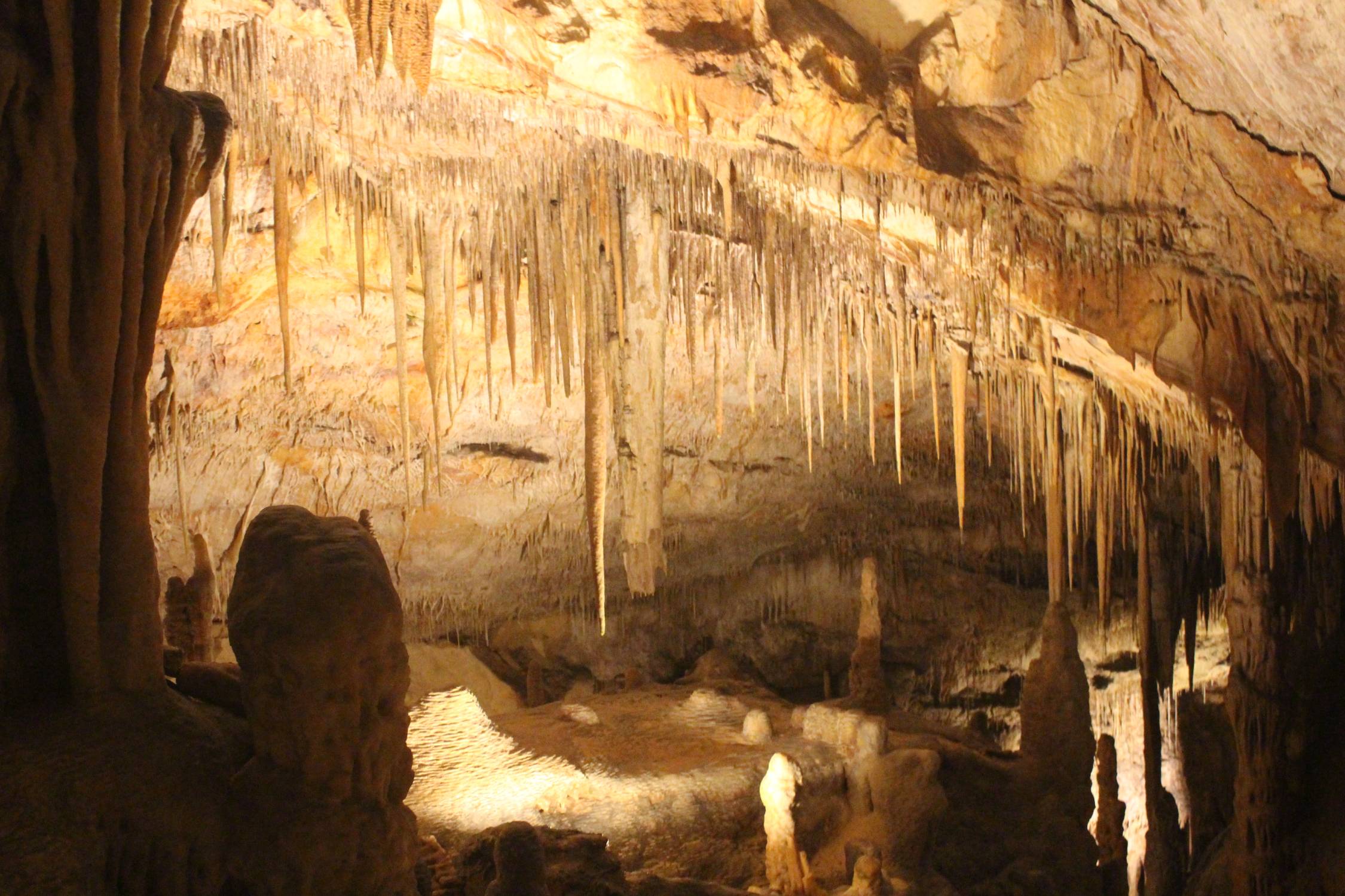 Majorque, Grottes du Drach, stalactites