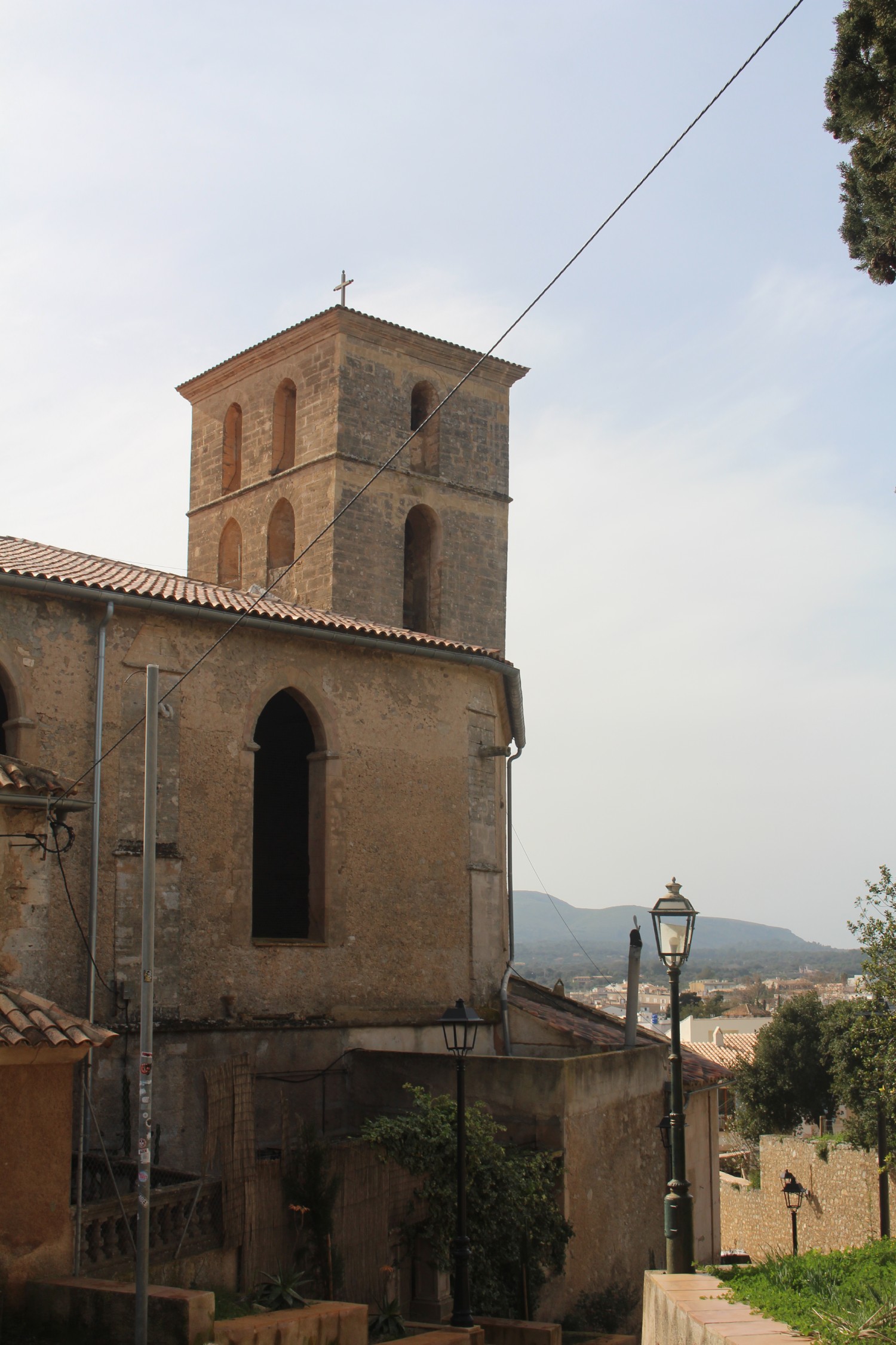 Majorque, Artà, église de la Transfiguración; tour