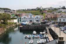 Puerto de Vega, Asturies, port typique