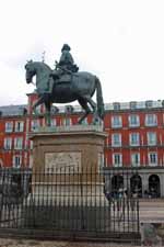 Madrid, statue de Felipe III