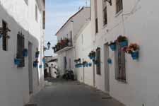 Mijas, village blanc, ruelle