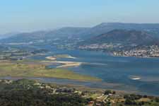 Galice, rio Mi&ntilde;o, embouchure