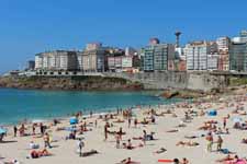 Plage de Orz&aacute;n, La Corogne