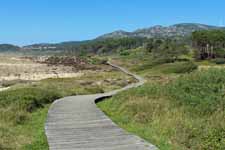 Galice, plage de Furnas, paysage