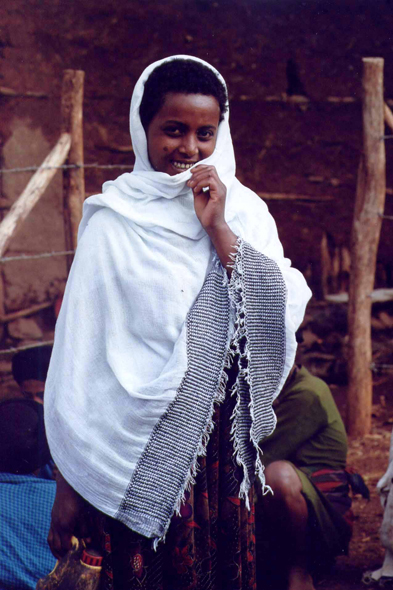 Jeune éthiopienne, Bure