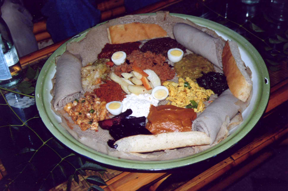 Injera, plat traditionnel