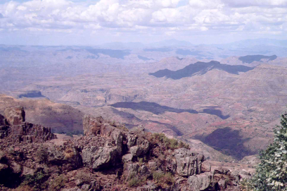 Ethiopie, Debré Zebit, paysage