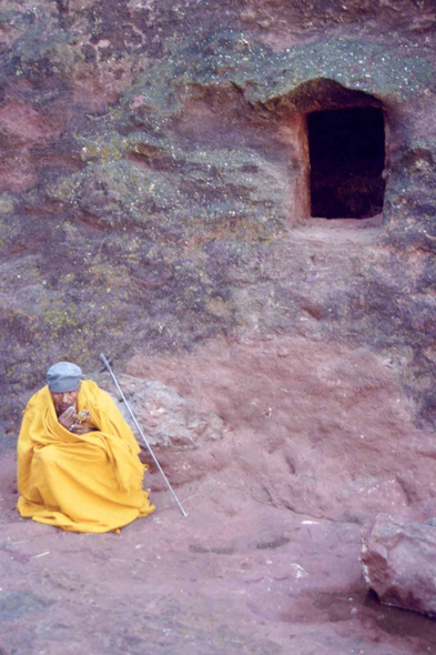 Lalibela, ermite