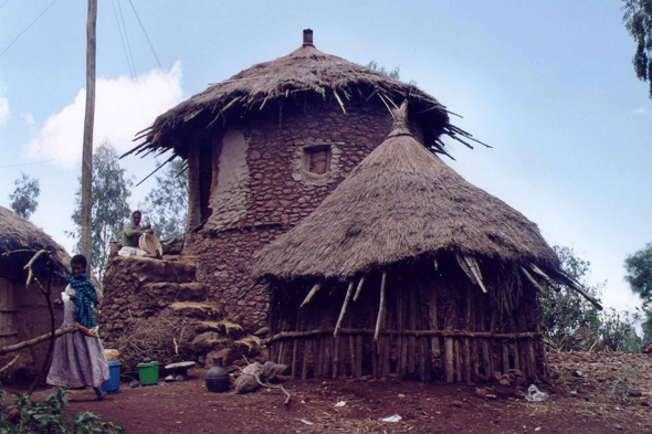 Lalibela, maisons typiques