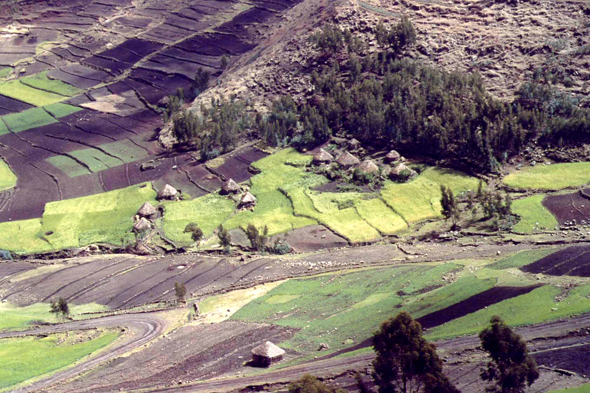Ethiopie, Sanka, paysage