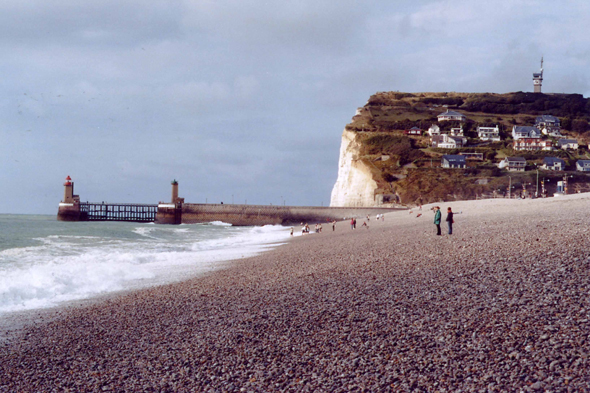 Fecamp, plage de galets