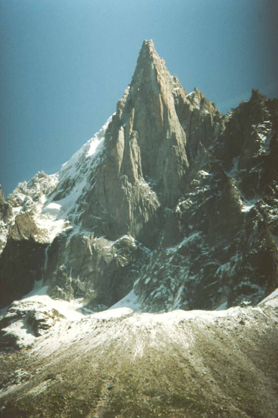 L'impressionnante Aiguille du Dru