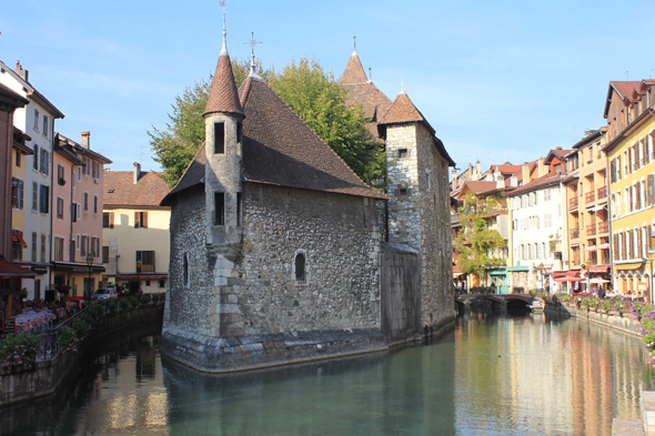 Le joli Palais de l'Isle à Annecy