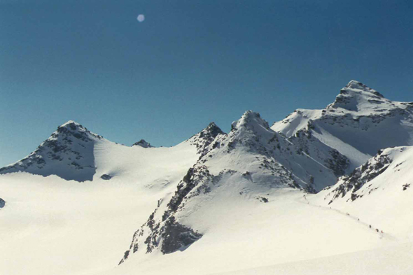 Paysage du Péclet à Val Thorens