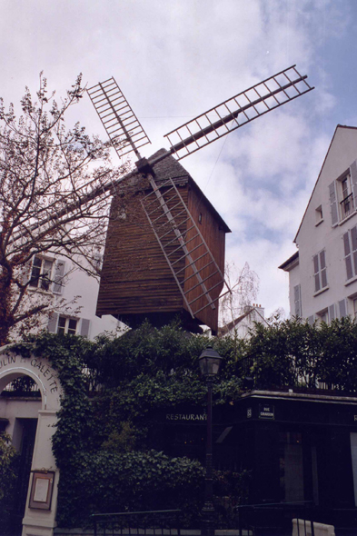 Paris, Montmartre, moulin