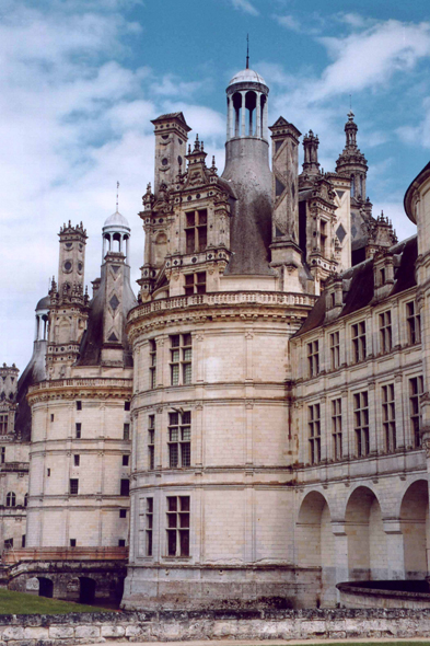 Chambord, château, tour