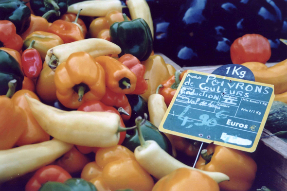 Chinon, marché