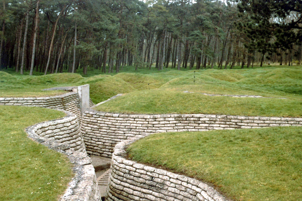 Vimy, Tranchées