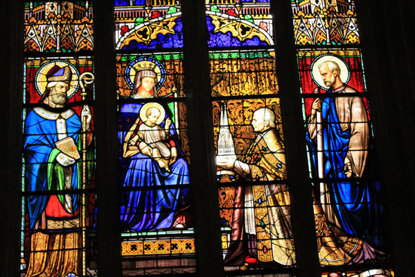 Quimper, cathédrale St-Corentin, vitraux