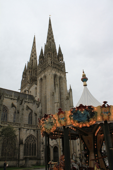 Quimper, cathédrale St-Corentin, Bretagne