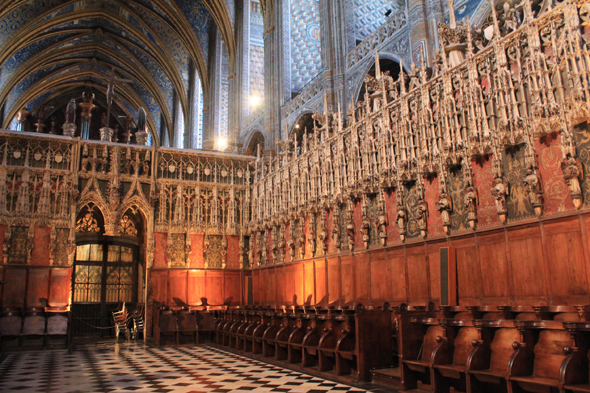 Albi, cathédrale Sainte cécile, stalle