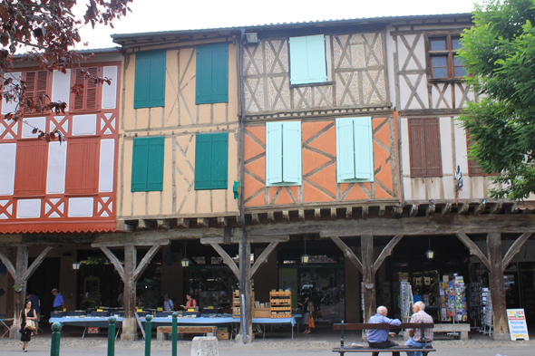 Mirepoix, maisons à colombages