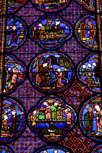 Cathédrale de Bourges, vitraux