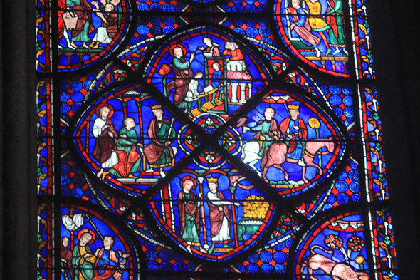 Chartres, cathédrale, vitraux