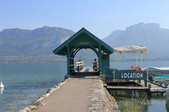 Le ponton de Sévrier