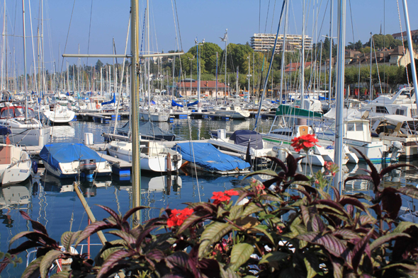 Thonon-les-Bains,  le port de Rives