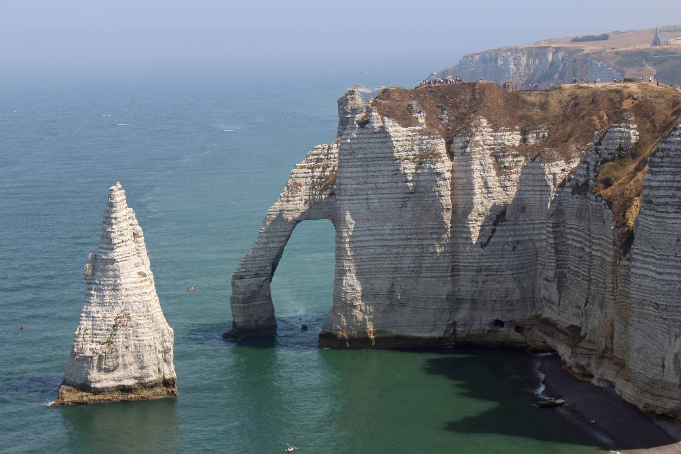 Etretat, falaise d'Aval