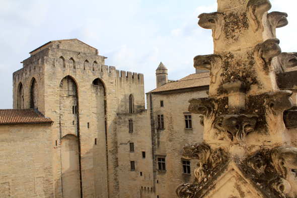 Avignon, Palais des Papes, vue