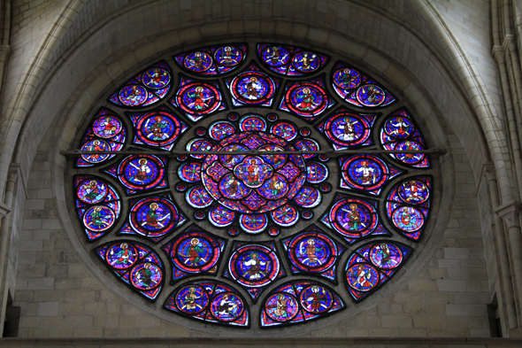 Laon, Cathédrale, rosace