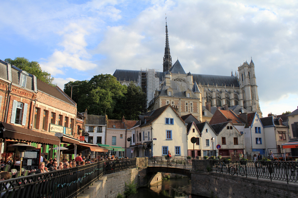 Amiens, vue, cathédrale