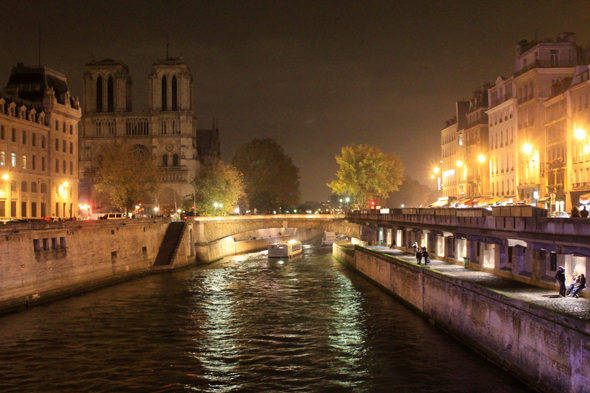 Paris, Seine, nuit