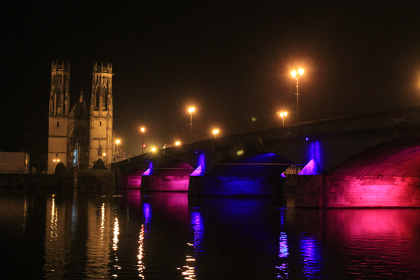 Pont-à-Mousson, nuit
