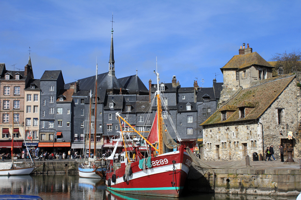 Honfleur, vue du port