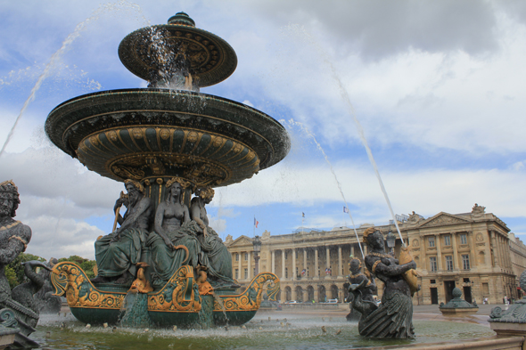 Paris, Place de la Concorde, fontaine